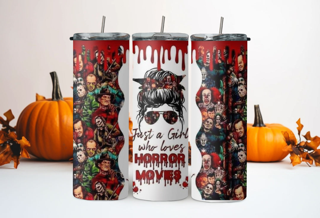 20oz Just A Girl Tumbler