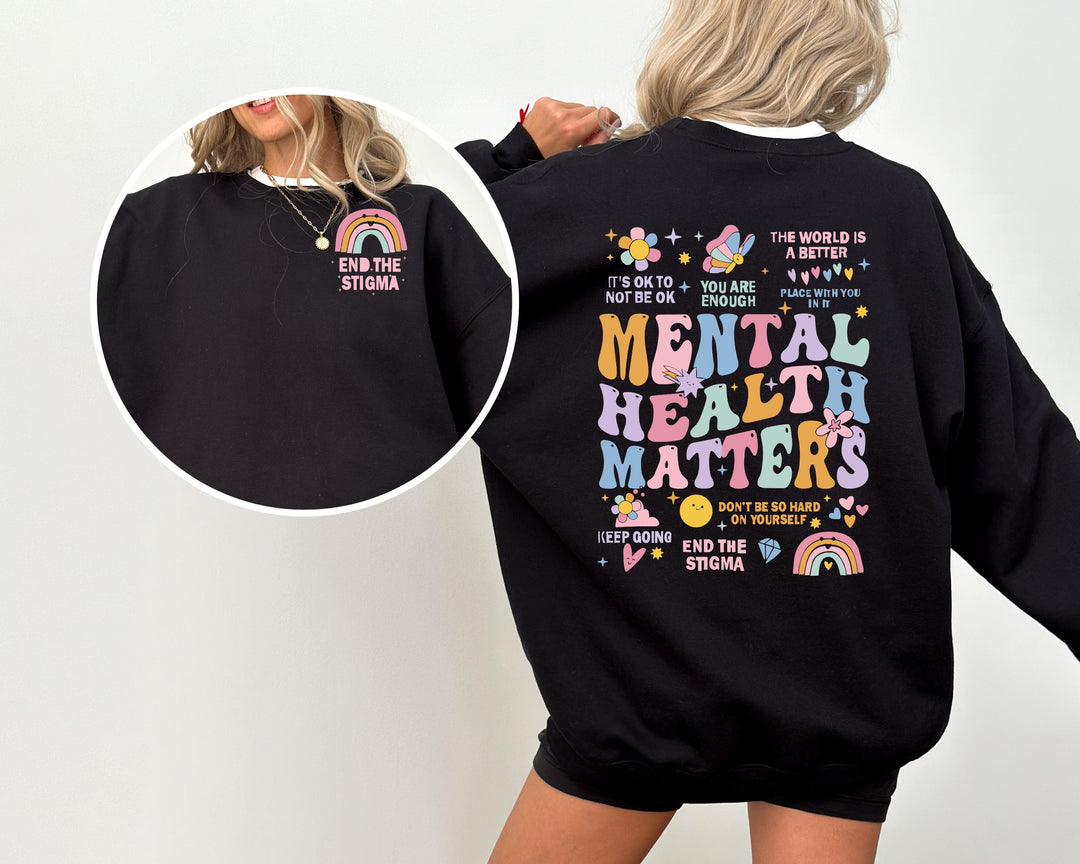 Beenden Sie das Stigma Mental Health Matters Rundhalsausschnitt
