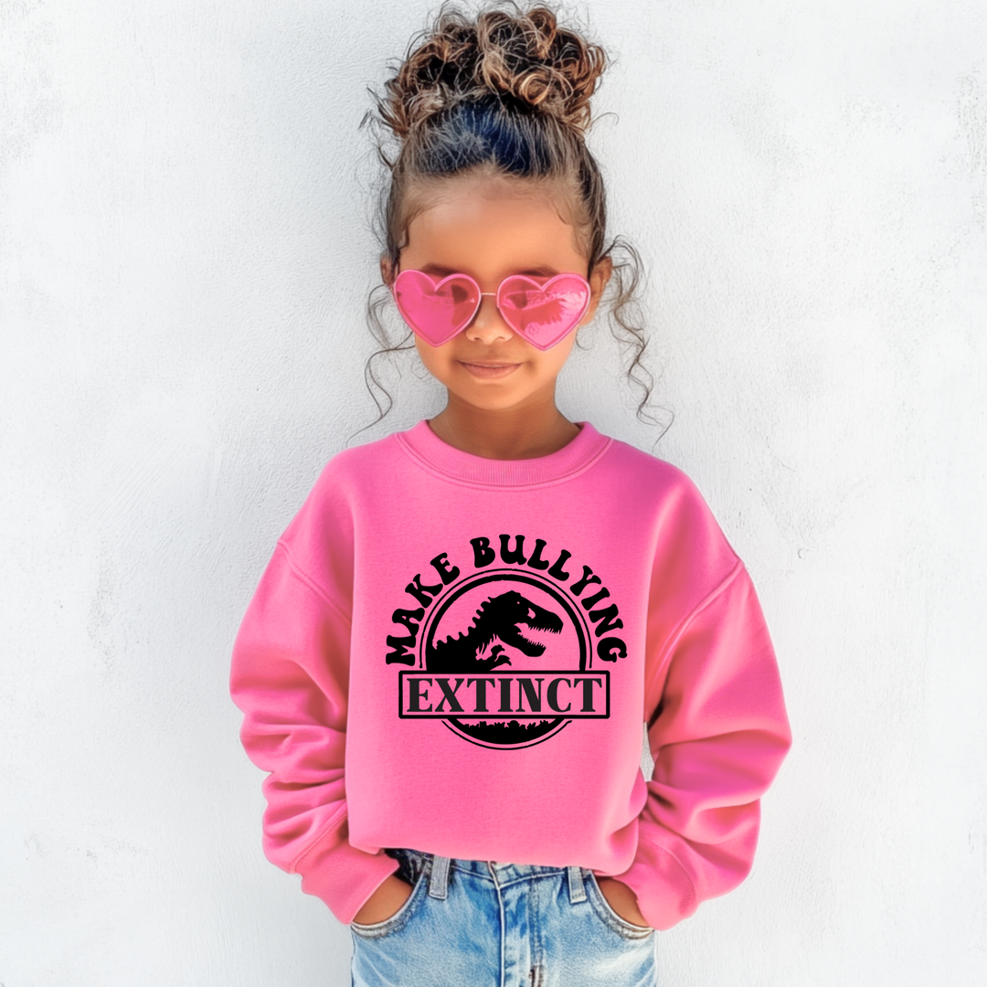 Make Bullying Extinct Youth Crewneck