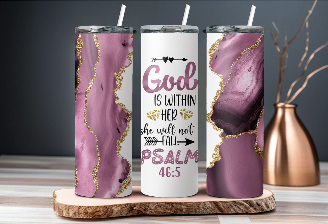 20oz Gott ist in ihrem Becher
